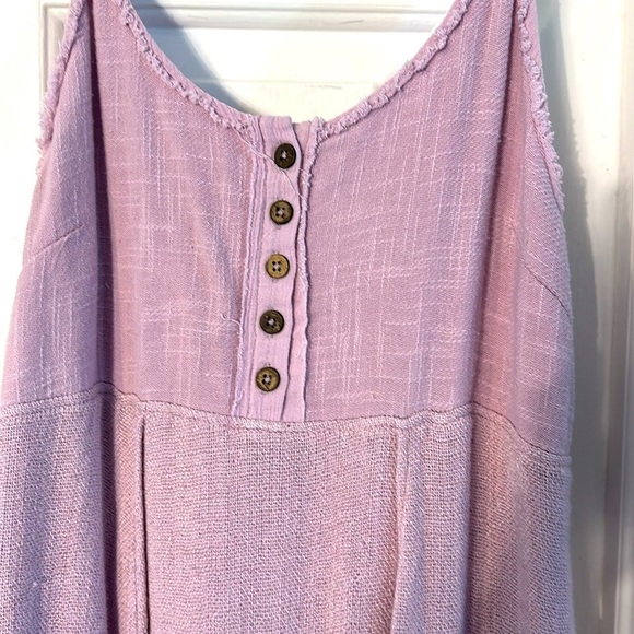 Women’s Free People Endless Summer Lavender Swing  Low Back Pullover Midi Dress - Picture 6 of 12